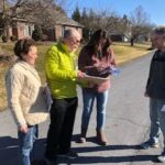 Volunteers getting signatures for political campaign